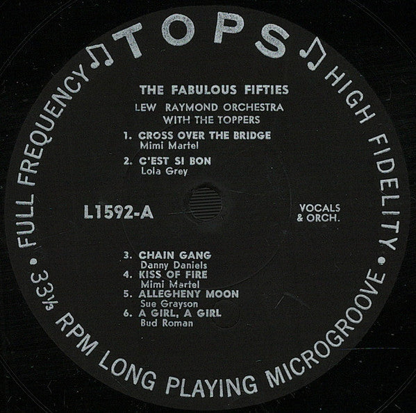 The Lew Raymond Orchestra ‎– Big Hits From The Fabulous 50's