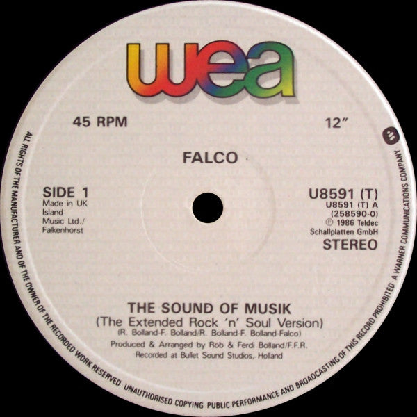 Falco ‎– The Sound Of Musik