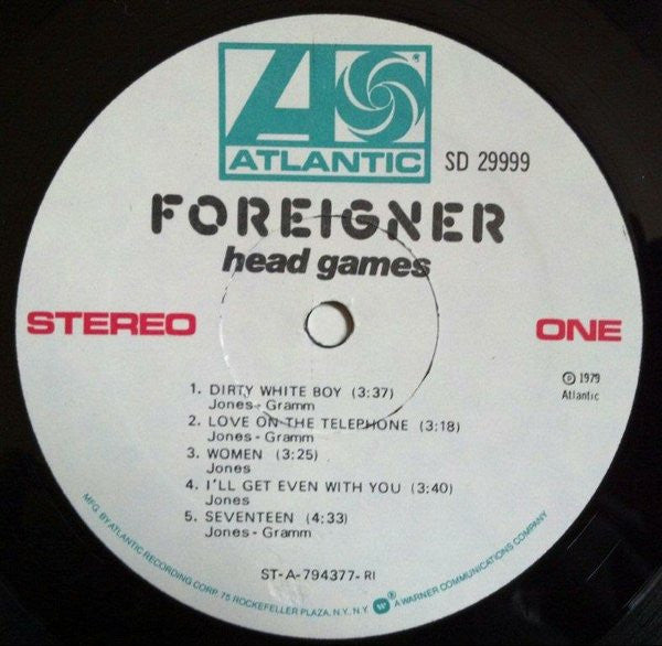 Foreigner ‎– Head Games