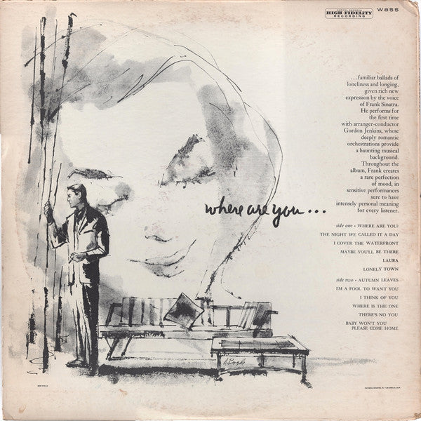 Frank Sinatra With Gordon Jenkins And His Orchestra ‎– Where Are You?