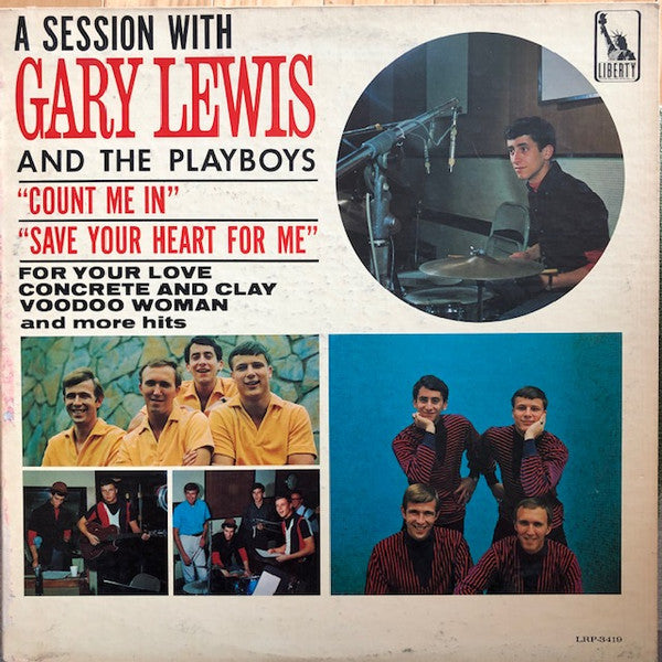 Gary Lewis And The Playboys ‎– A Session With Gary Lewis And The Playboys