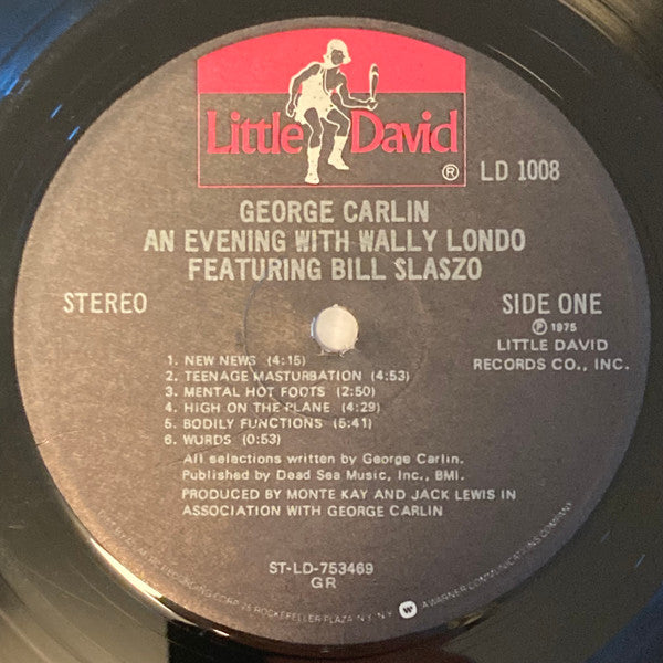 George Carlin ‎– An Evening With Wally Londo Featuring Bill Slazo