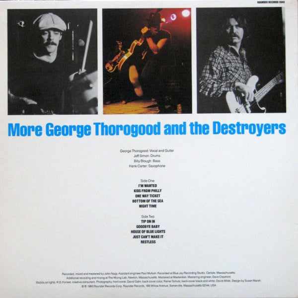 George Thorogood And The Destroyers ‎– More George Thorogood And The Destroyers