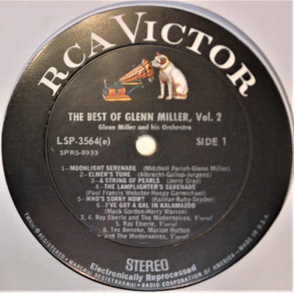 Glenn Miller ‎– The Best Of Glenn Miller Volume 2