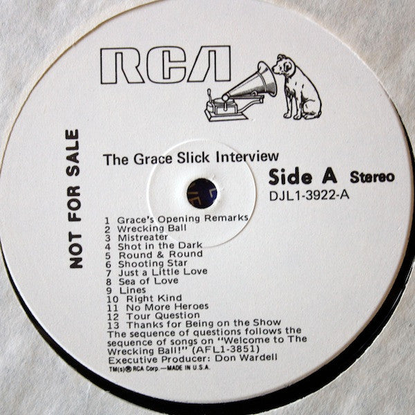 Grace Slick ‎– The Grace Slick Interview