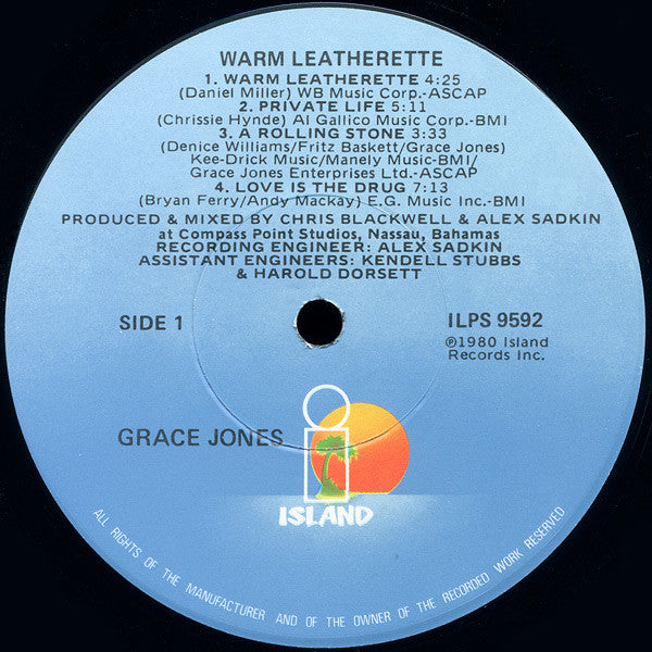 Grace Jones ‎– Warm Leatherette