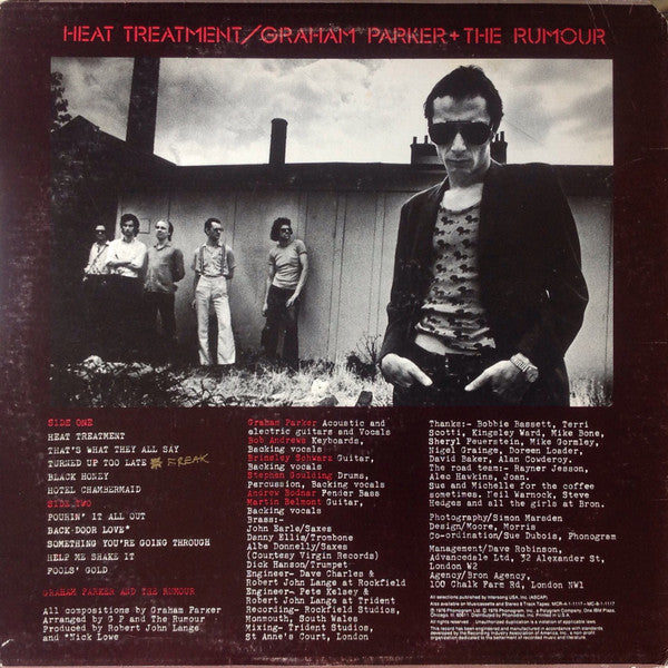 Graham Parker And The Rumour ‎– Heat Treatment