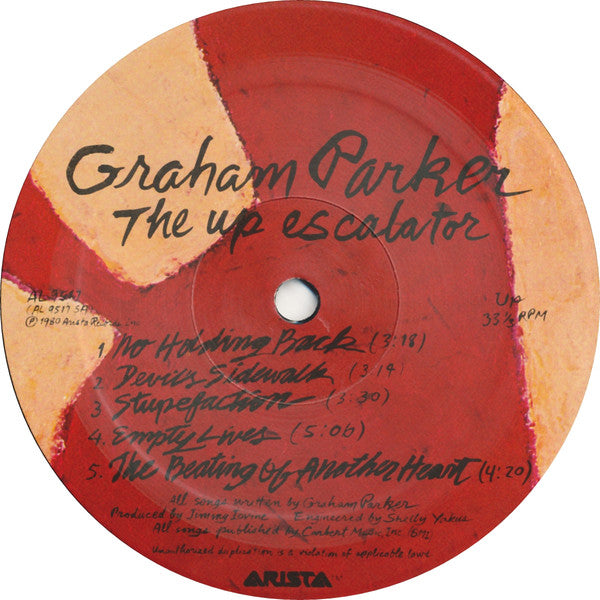 Graham Parker ‎– The Up Escalator