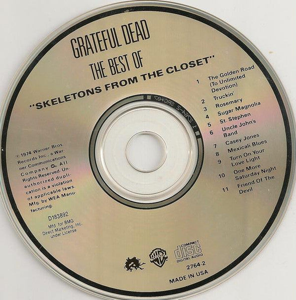 Grateful Dead ‎– Skeletons From The Closet (The Best Of Grateful Dead)