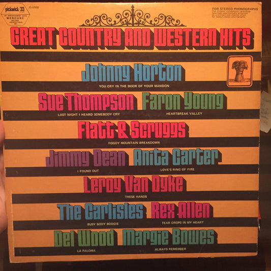 Various ‎– Great Country And Western Hits