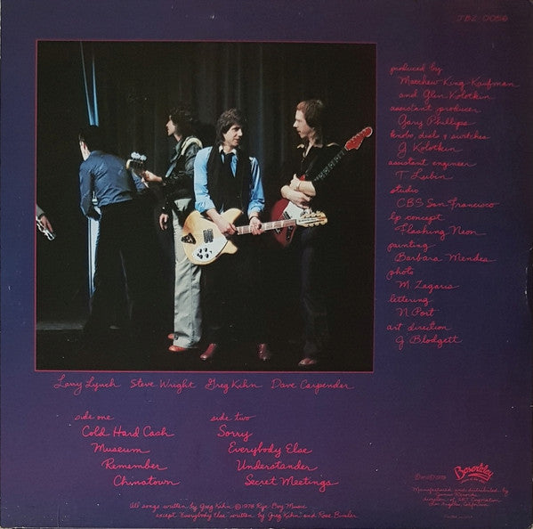 Greg Kihn Band ‎– Next Of Kihn