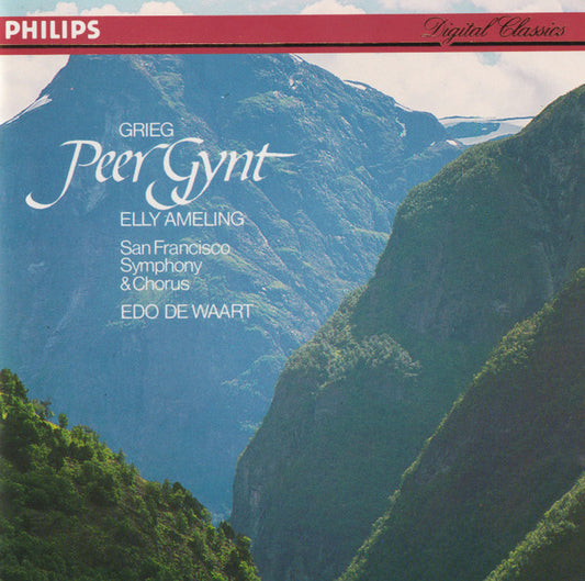 Grieg - Elly Ameling, San Francisco Symphony & Chorus, Edo De Waart ‎– Peer Gynt