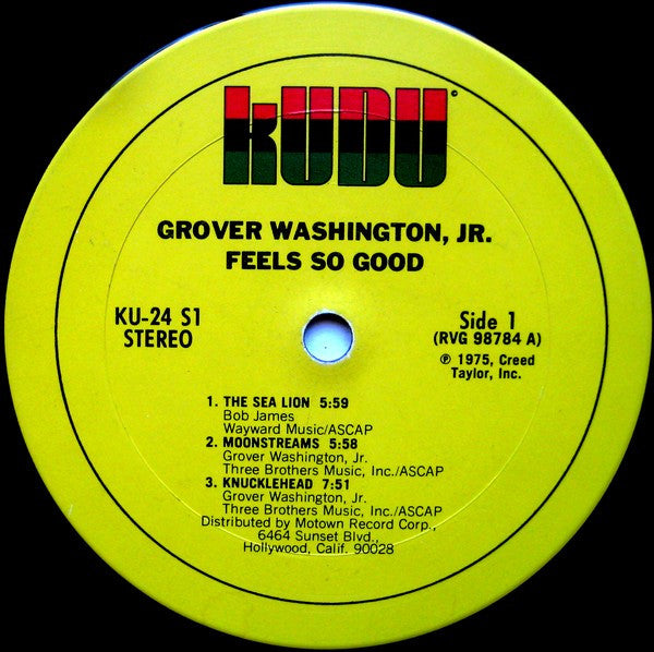 Grover Washington, Jr. ‎– Feels So Good