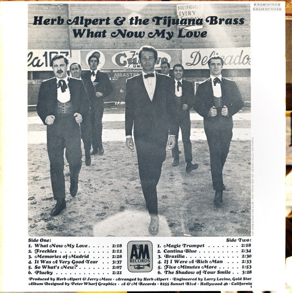 Herb Alpert & The Tijuana Brass ‎– What Now My Love