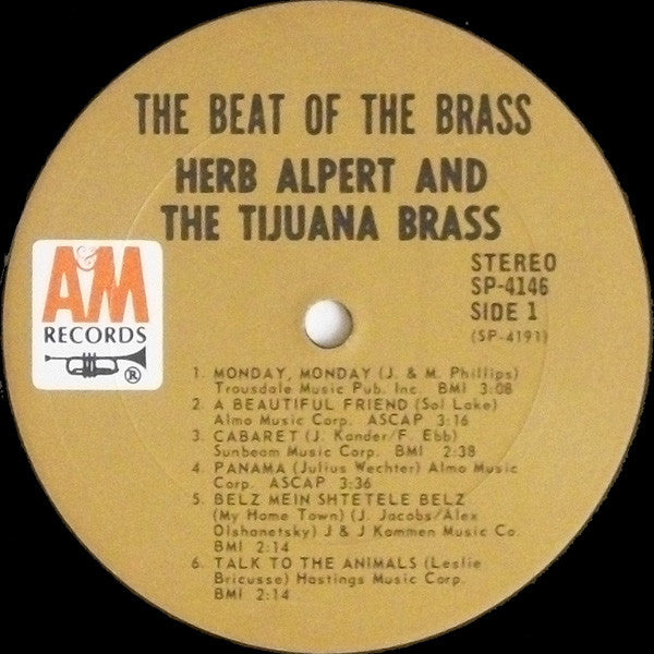 Herb Alpert & The Tijuana Brass ‎– The Beat Of The Brass