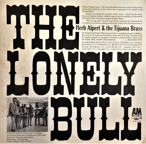 Herb Alpert & The Tijuana Brass ‎– The Lonely Bull