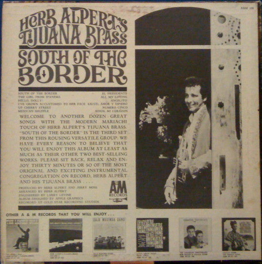 Herb Alpert's Tijuana Brass ‎– South Of The Border