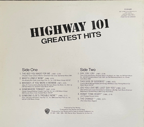 Highway 101 ‎– Greatest Hits