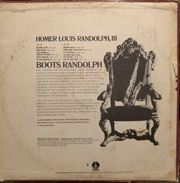 Homer Louis Randolph, III ‎– Homer Louis Randolph, III