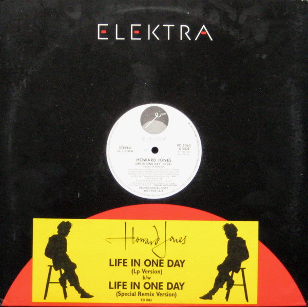 Howard Jones – Life In One Day (1985, US Promo 12" Single)