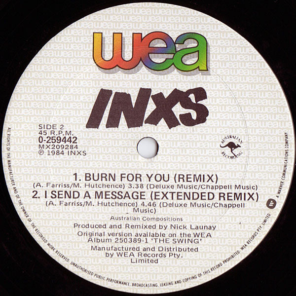 INXS ‎– Burn For You (Extended Remix)