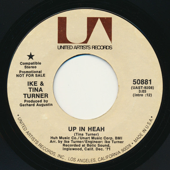 Ike & Tina Turner ‎– Up In Heah
