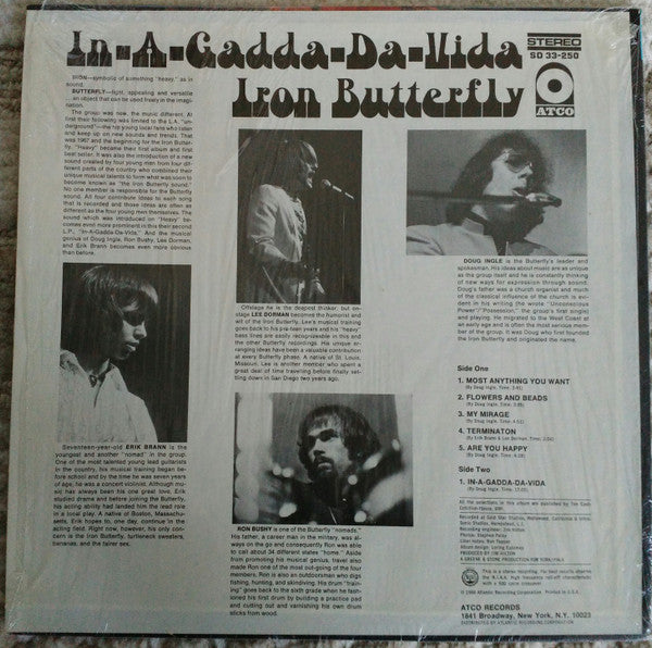 Iron Butterfly ‎– In-A-Gadda-Da-Vida