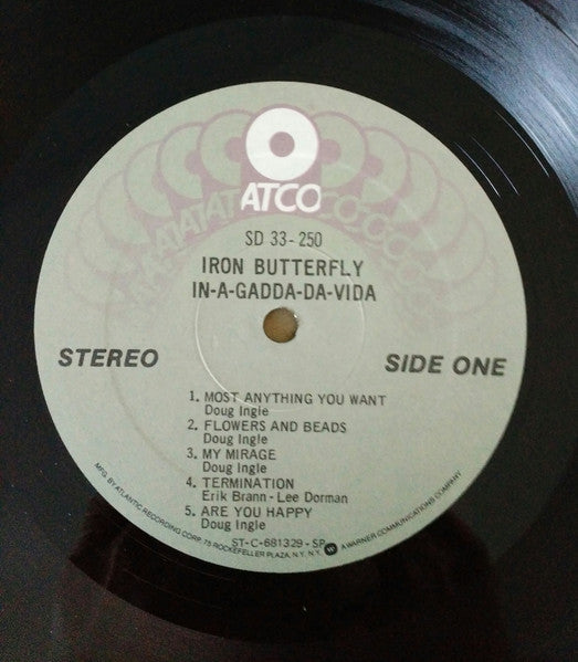 Iron Butterfly ‎– In-A-Gadda-Da-Vida