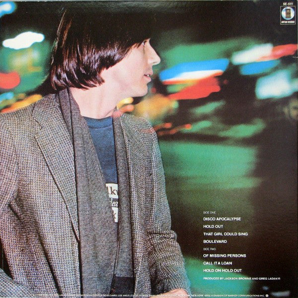 Jackson Browne ‎– Hold Out