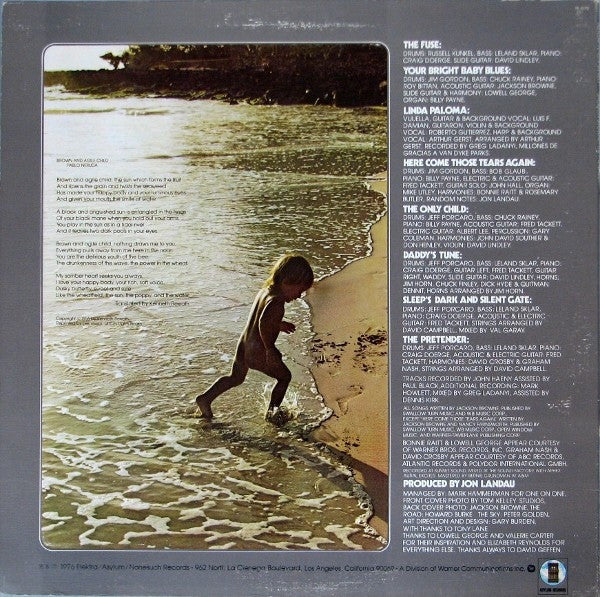 Jackson Browne ‎– The Pretender