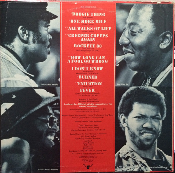 The James Cotton Band ‎– 100% Cotton