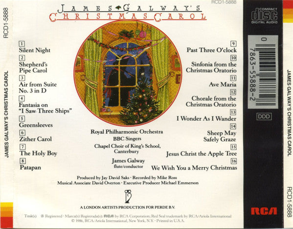 James Galway ‎– Christmas Carol