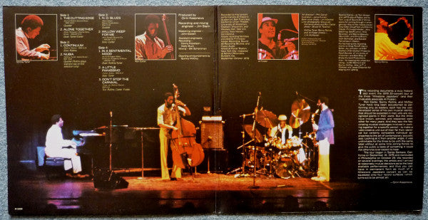 Ron Carter / Sonny Rollins / McCoy Tyner ‎– Milestone Jazzstars In Concert
