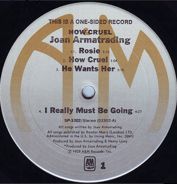 Joan Armatrading ‎– How Cruel