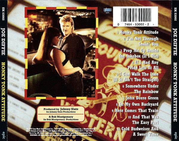 Joe Diffie ‎– Honky Tonk Attitude