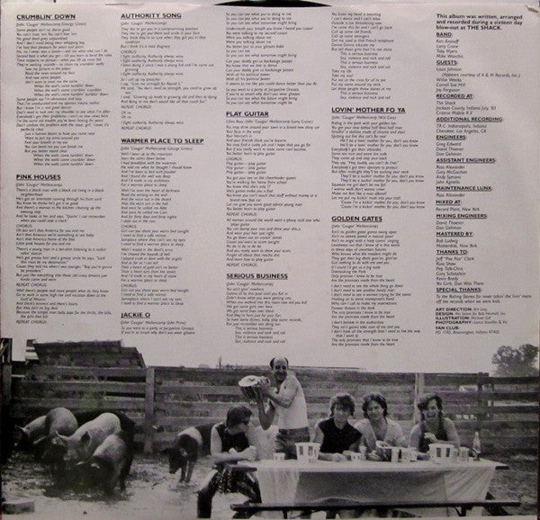 John Cougar Mellencamp ‎– Uh-Huh