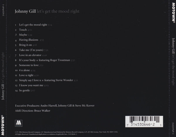 Johnny Gill – Let's Get The Mood Right