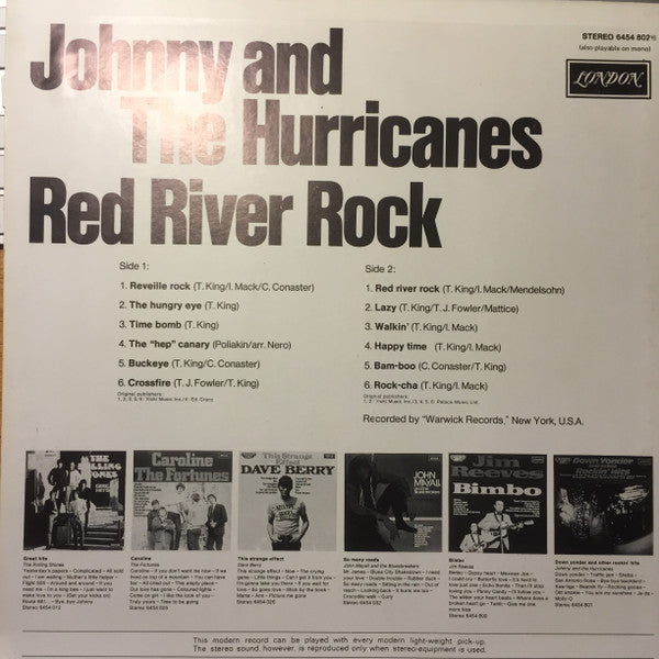 Johnny And The Hurricanes ‎– Red River Rock