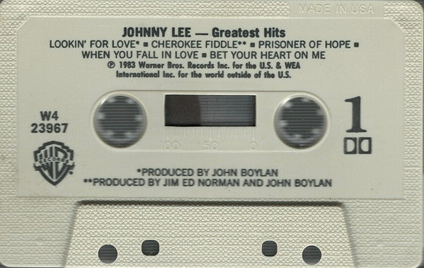 Johnny Lee ‎– Greatest Hits