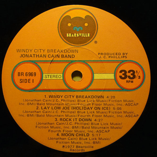 Jonathan Cain Band ‎– Windy City Breakdown