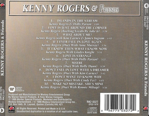 Kenny Rogers ‎– Kenny Rogers & Friends