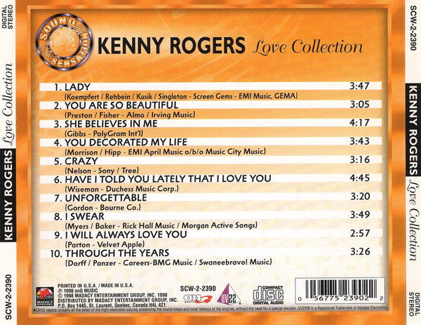 Kenny Rogers ‎– Love Collection