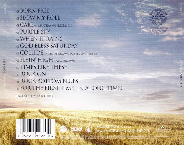 Kid Rock ‎– Born Free