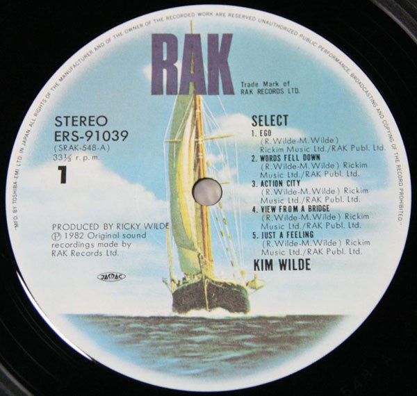 Kim Wilde ‎– Select