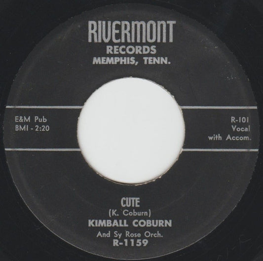 Kimball Coburn And Sy Rose Orch. ‎– Boo-Be-Ah-Be / Cute