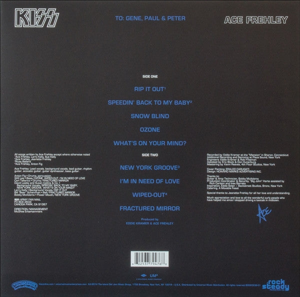 Kiss, Ace Frehley ‎– Ace Frehley