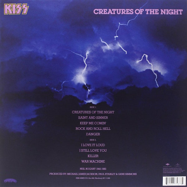 Kiss ‎– Creatures Of The Night
