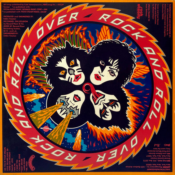 Kiss ‎– Rock And Roll Over