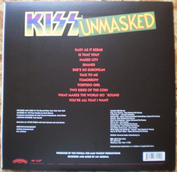 Kiss ‎– Unmasked