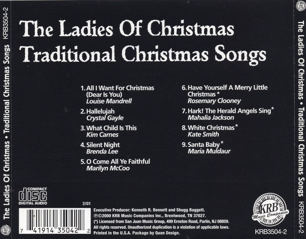 Various ‎– The Ladies Of Christmas: Traditional Christmas Songs